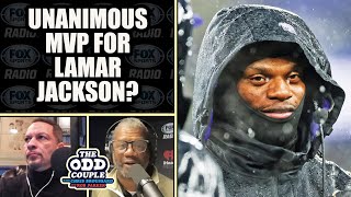 2Time MVP Would Make Lamar Jackson a Hall of Famer  THE ODD COUPLE [upl. by Reiko]