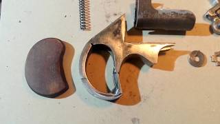 Derringer pistol handmade [upl. by Blatman]