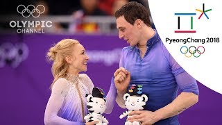 Savchenko and Massot discuss Pairs Figure Skating gold medal  Winter Olympics 2018  PyeongChang [upl. by Ecenahs955]