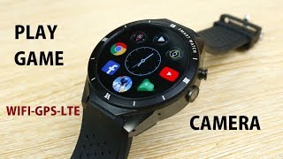 KingWear KW18 Dual Mode Round Smartwatch Unboxing and 1st Look [upl. by Enitnemelc]