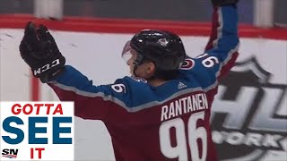 GOTTA SEE IT Mikko Rantanen Fires Home OT Winner To Give Avalanche Game 4 Win Over Flames [upl. by Yvette954]