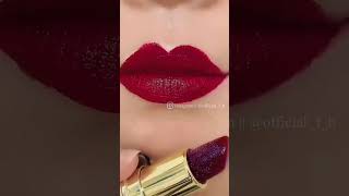 Best Lipstick tutorial ❤️🔥 officialfashionbeauty earrings beutyhack shorts [upl. by Etnaud248]