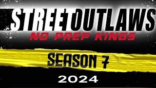 Street Outlaws  First race of No Prep Kings Season 7 15 Races in 2024 [upl. by Eta]