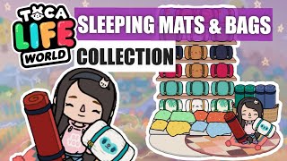 ALL SLEEPING MATS AND SLEEPING BAGS IN TOCA LIFE WORLD [upl. by Vonnie195]