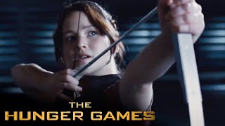 Katniss Shooting The Apple Scene  The Hunger Games 2012 [upl. by Tammie]