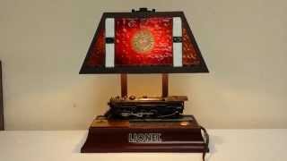 Lionel Desk Lamp Hudson 700E Train Locomotive Light [upl. by Ertemed501]