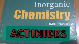 Actinides  Inorganic chem BSc 2nd year [upl. by Beatrice586]