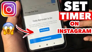 How To Set Timer in Instagram App  Instagram Mei Timer Kaise Lagaye [upl. by Kuska868]