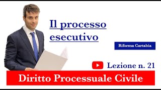 Procedura civile lezione n21 Il processo esecutivo [upl. by Salman]