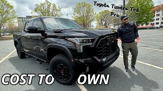 2024 Toyota Tundra Trd Pro  Cost To OwnFeatures [upl. by Ahsiya607]