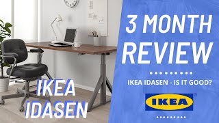 IKEA IDASEN  REVIEW AFTER 3 MONTHS  IS IT GOOD  SITSTAND DESK [upl. by Refinne]