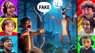 OH DEER Hilarious Hunting Game FGTeeV 6 Player Family Gameplay [upl. by Ennayhc]