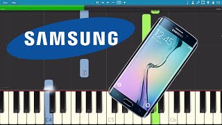 Samsung Galaxy Morning Flower Theme  Alarm Ringtone Piano Tutorial  How To Play [upl. by Guinevere]