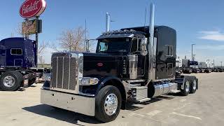 2023 Peterbilt 389  Hollywood Edition in Black Sapphire Metallic [upl. by Lama935]