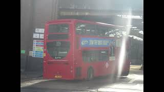 E400 Arriva London T266 LJ61LJN Blinded with 329 Turnpike Lane Stn Being Towed Outside at Wood Green [upl. by Alletneuq]