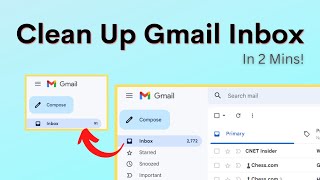 How To Clean Up Gmail Inbox  Fast and Easily [upl. by Nivej]