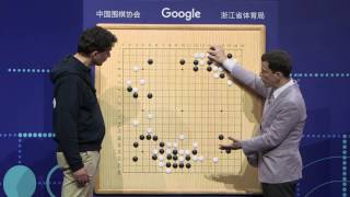 The Future of Go Summit AlphaGo amp Ke Jie match 2 moves analysis [upl. by Tnayrb496]