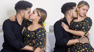 Romantic Prank On My So Much Cute Girlfriend 😍  Real Kissing Prank  Gone Romantic  Ansh Rajput [upl. by Napier]