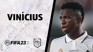 ⚽ FIFA 23  Cómo hacer a VINÍCIUS en CLUBES PRO ✅ [upl. by Uolymme]