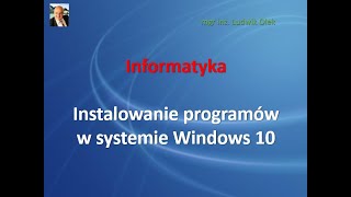 Instalowanie programów w systemie Windows 10 [upl. by Casmey]