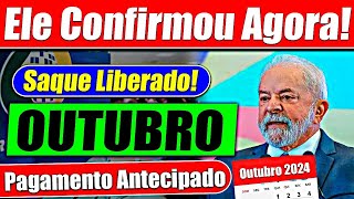 ✅INSS ANTECIPA CALENDÁRIO de OUTUBRO HOJE 1010  PAGAMENTO COM AUMENTO [upl. by Luann760]