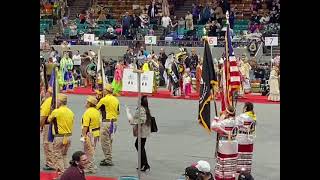 Denver March Pow Wow 2023  Grand Entry Friday evening [upl. by Nylasej]