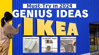 9 Genius IKEA Ideas You Need to Try in 2024  Amazing SpaceSaving Hacks amp Innovative Products [upl. by Salohcim]