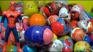 Spider Man MARVEL Surprise Egg 1 of 80 Surprise eggs Kinder Surprise Eggs [upl. by Gustafsson]