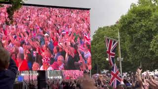 Queens Platinum Jubilee Celebration 2022 at Buckingham Palace  Party at Palace [upl. by Eslud]