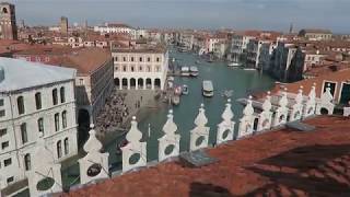 View of Venice from the rooftop of T Fondaco dei Tedeschi by DFS [upl. by Nigel793]