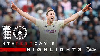 Rohit Shines for India  England v India  Day 3 Highlights  4th LV Insurance Test 2021 [upl. by Mcconnell]