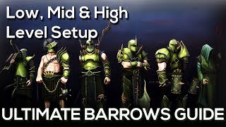 OSRS  Ultimate Barrows Guide  Low Mid amp High Level [upl. by Ahseid]