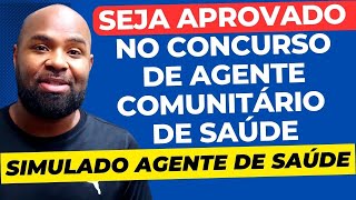 Simulado Agente Comunitário de Saúde 2023  Concurso Agente de Saúde [upl. by Aicercul]