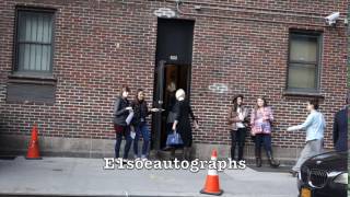 Helen Mirren  Arrival at The Late Show With Stephen Colbert [upl. by Orman671]