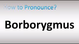 How to Pronounce Borborygmus [upl. by Presber]