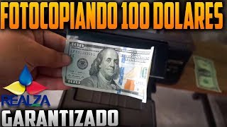 🛑FOTOCOPIAR O ESCANEAR UN BILLETE DE 100 DOLARES❗❗ 🔎Gran Sorpresa🔍 [upl. by Fidelis661]