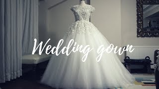 MAKING A WEDDING GOWN  BALL GOWN [upl. by Gavra]