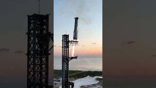 CATCH SpaceX Starship Superheavy Booster Catch  Drone Cam [upl. by Euridice527]