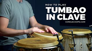 Conga Lessons  How to Play Congas  How to Play Tumbao quotIn Clavequot  CongaChopscom [upl. by Fira]