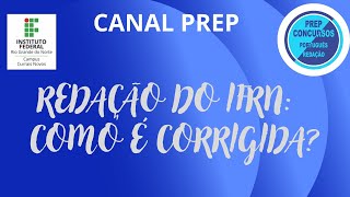 REDAÇÃO DO IFRN COMO É CORRIGIDA [upl. by Naivat]