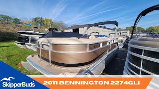 2011 Bennington 2274 GLI Pontoon Tour SkipperBuds [upl. by Iralav]