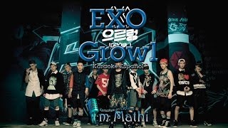 EXO 엑소  Growl Karaoke español [upl. by Bette]