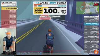 Zwift FTP Ramp Test  Testing the Tests [upl. by Odnumde]