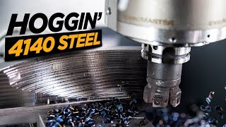 Kennametal Mill 412 KT CNC Machining 4140 Steel  Tangential Milling  VLOG 63 [upl. by Chicky491]