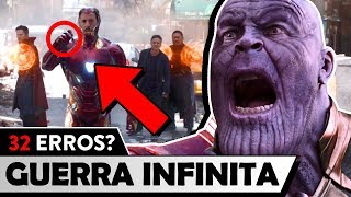 32 erros de VINGADORES GUERRA INFINITA  Será mesmo [upl. by Aras]