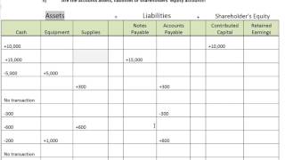 Accounting Process Step 1 Transaction Analysis  WorldWide Webster [upl. by Harry593]