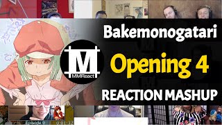 Bakemonogatari Opening 4  Reaction Mashup [upl. by Juster]