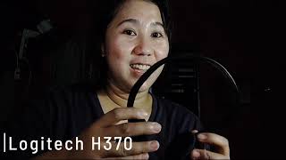 Mura at magandang Headset na may noise cancellation  LOGITECH H370  WFH essentials [upl. by Enimisaj413]