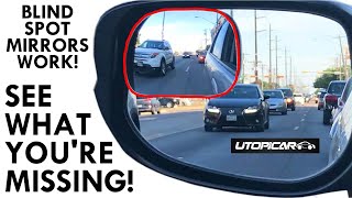 How To Be A Safer Driver By Using Blind Spot Mirrors From Utopicar  Use The Best To See The Best [upl. by Fattal]