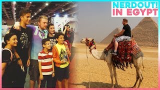 NerdOut in Egypt  Insomnia Egypt Pyramids amp Museum VLOG [upl. by Wernda]